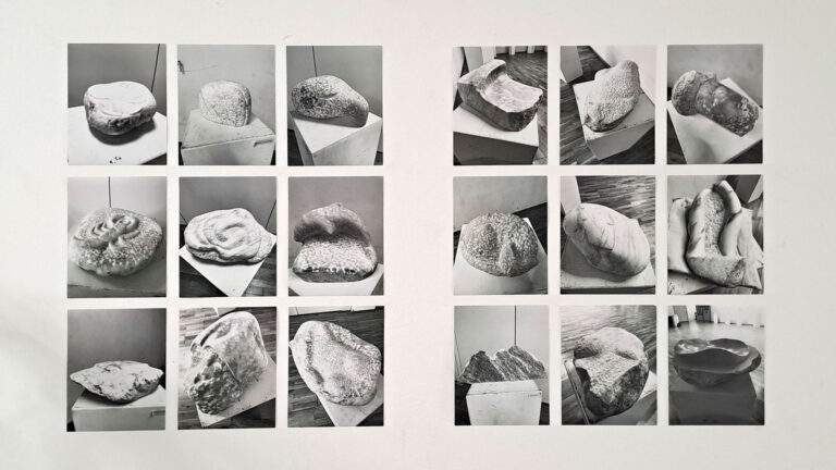 Ausstellung Steilbildhauen der Freien Waldorfschule Isartal in Geretsried (12. Klasse, 2025/2026)