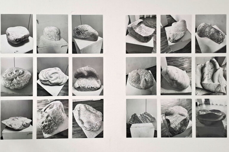 Ausstellung Steilbildhauen der Freien Waldorfschule Isartal in Geretsried (12. Klasse, 2025/2026)